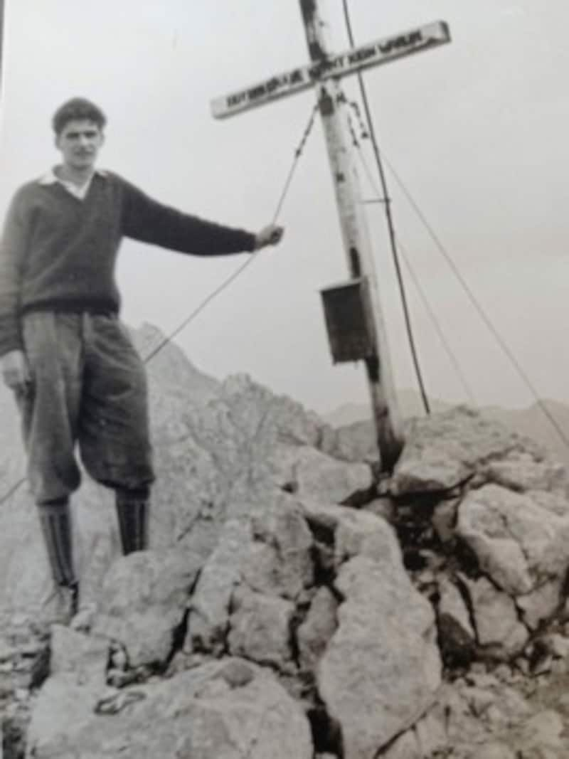 Die Berge lockten Walter Huber sccon in der Jugend, später pilgerte der Techniker von Genf nach Santiago. (Bild: Gernot Kurz)