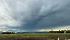 Das Tief aus Italien bescherte auch Hagel. (Bild: Hannes Mößlacher)