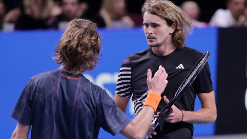 Andrej Rublew und Alexander Zverev (Bild: GEPA pictures)