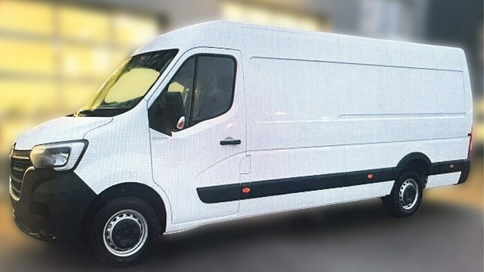 Der weiße Kastenwagen ist in Deutschkreutz über die Grenze gerast.