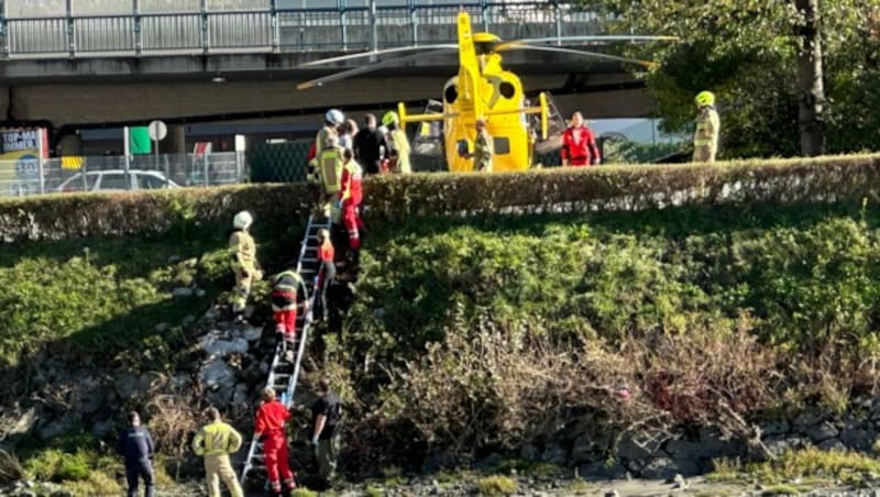 Unweit der Barbarbrücke kam es zu dem Einsatz (Bild: zoom.tirol)