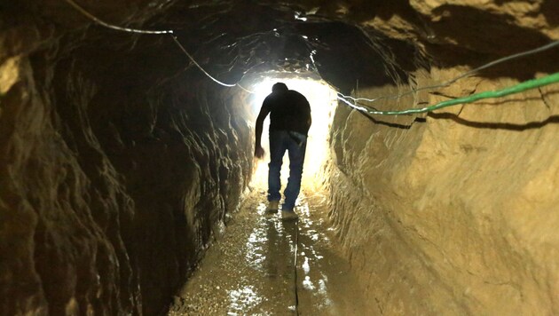 Ein Tunnel im Gazastreifen (Bild: AFP)