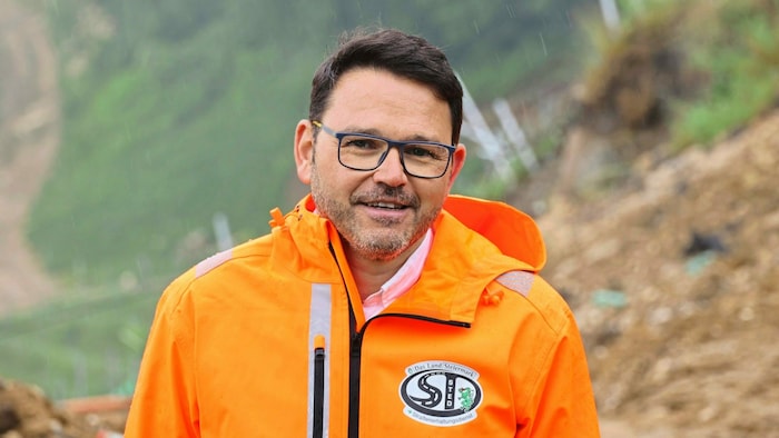 Der steirische Landesgeologe Marc-Andre Rapp