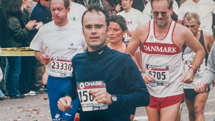 Êdi Altendorfer beim New York Marathon
