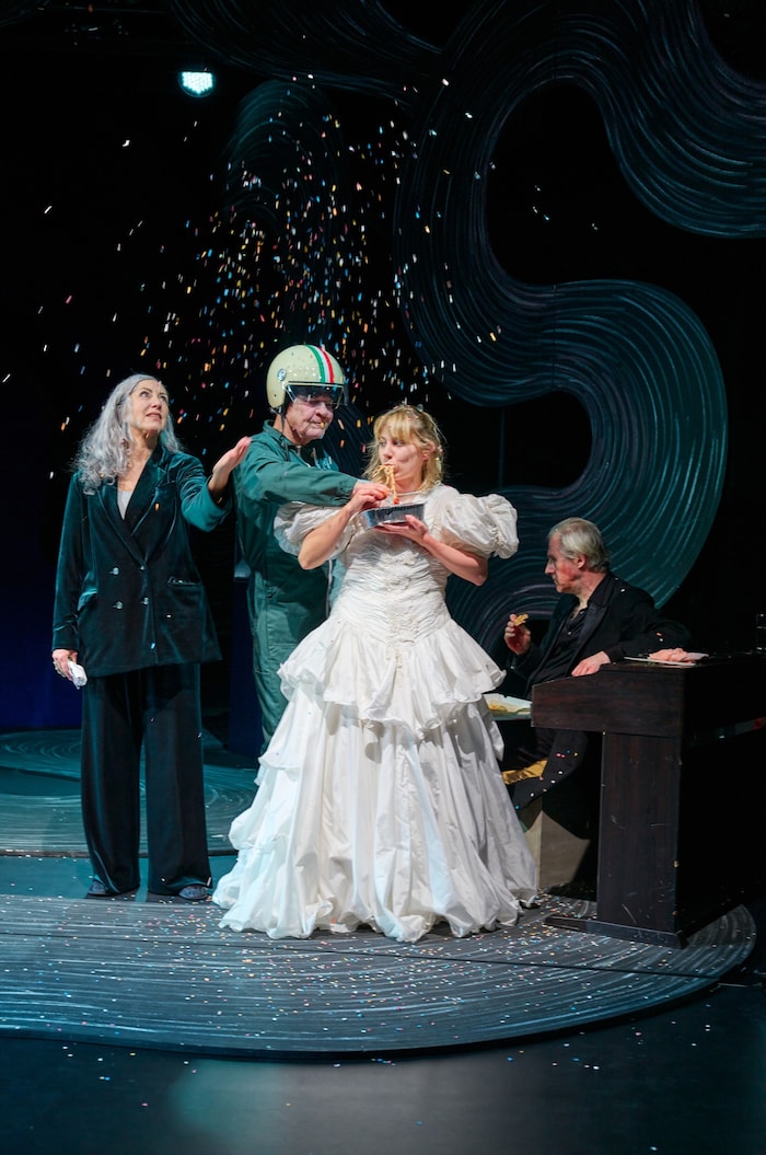 Susa Meyer, Michael König, Johanna Mahaffy und Joseph Lorenz