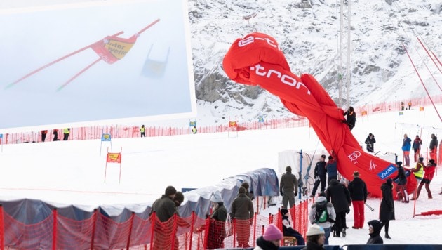Das Wetter spielte in Sölden nicht mit - der Riesentorlauf wird im März in Aspen nachgetragen. (Bild: APA/EXPA/JOHANN GRODER, GEPA)