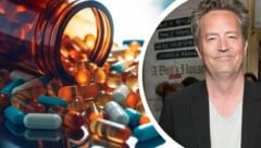 Matthew Perry litt viele Jahre unter Drogen- und Alkoholproblemen. 15 Entzüge benötigte er, um „clean“ zu werden. (Bild: Getty Images, Stock Adobe, Krone kreativ)