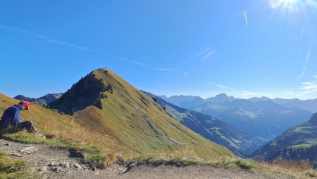 Wer aufs Pfrondhorn will, sollte unbedingt schwindelfrei und trittsicher sein. (Bild: Rubina Bergauer)