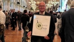 Der neunfache Sweet-Winemaker Hans Tschida ist auch über den ersten Platz bei der AWC glücklich. (Bild: AWC)