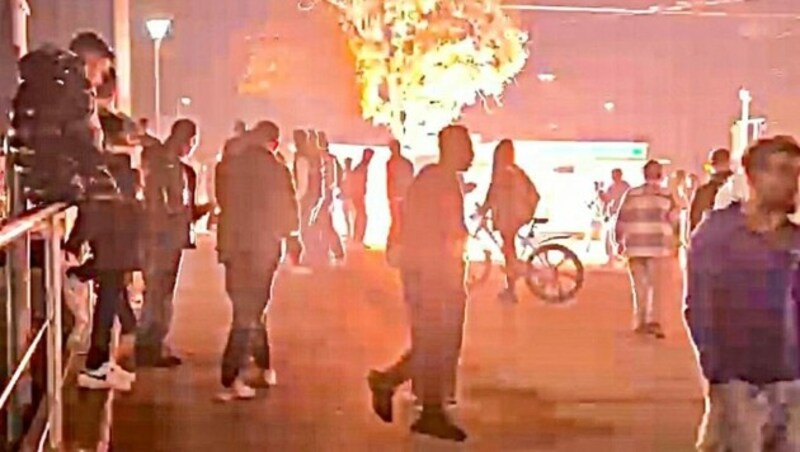 Explosionen nach Böllerwürfen sorgten 2022 für Aufruhr. (Bild: Markus Tschepp)