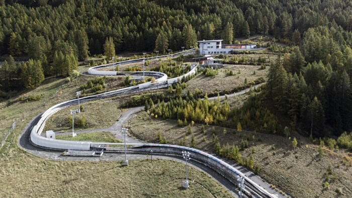 Die Bob- und Rodelbahn in Cesana