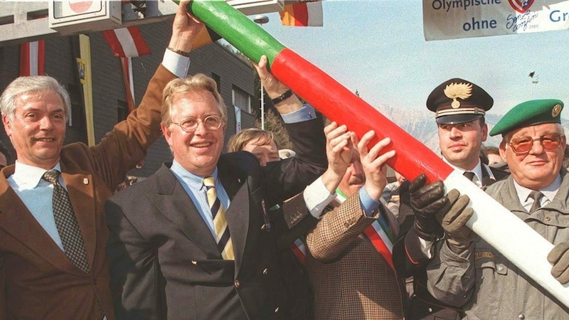 Erst mit dem Schengenbeitritt 1997 fielen die Grenzkontrollen nach Italien. (Bild: Altarchiv-Klagenfurt)