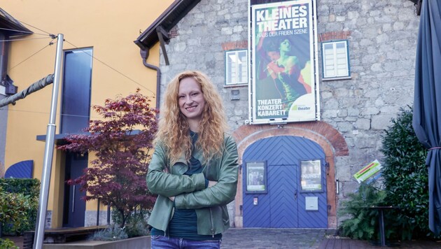 Cassandra Rühmling führt Regie und spielt Jeanne d’Arc. (Bild: Tschepp Markus)