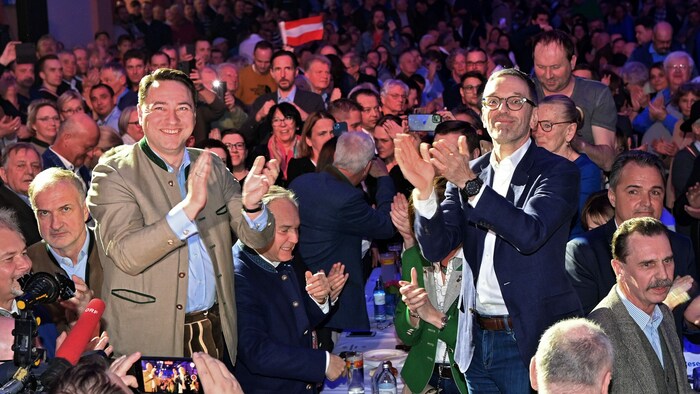 Eine Woche der Entgleisungen in der FPÖ unter Kickl: Manfred Haimbuchner (li.) attackiert ...