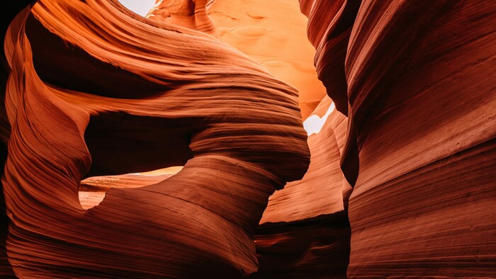 Wunderschön: das Farbenspiel im Antelope Canyon.
