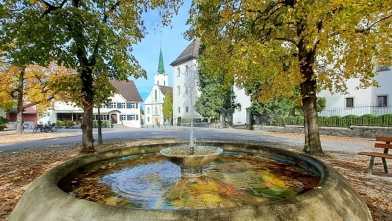 Der Hohenemser Schlossplatz (Bild: rubina bergauer)