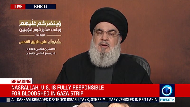 Der getötete Hisbollah-Chef Hassan Nasrallah (Bild: Screenshot/rumble/Press TV)