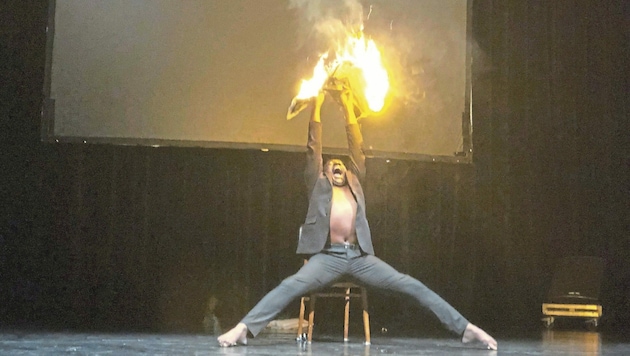 Tanzstar Ismael Ivo brannte in Bleiburg für Kärntens berühmten Tanzpionier Johann Kresnik. (Bild: Irina Lino)