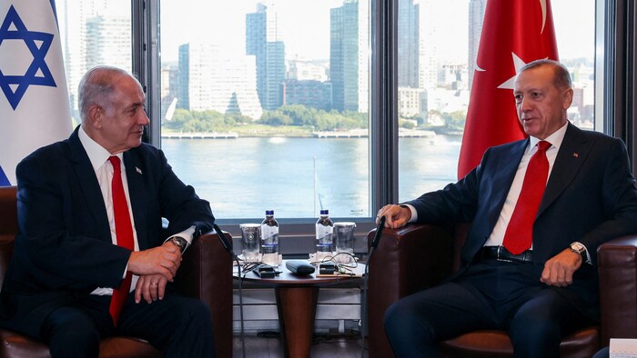Beim NATO-Gipfel in Madrid traf Erdogan Israels Regierungschef Benjamin Netanyahu.