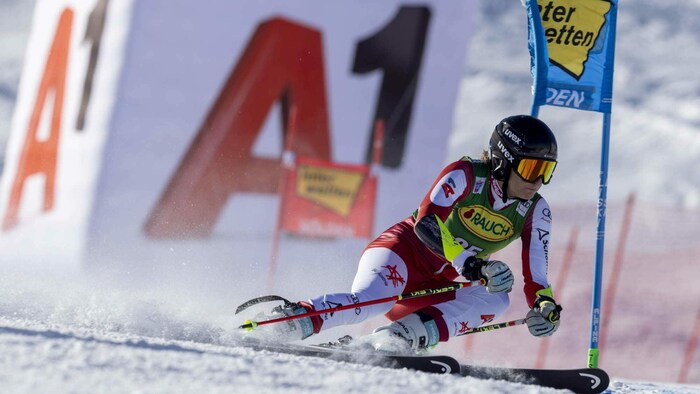 Elisabeth Kappaurer begeisterte in Sölden mit exzellenten Sektorenzeiten.