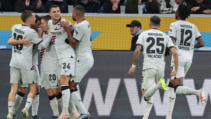 Jubel bei Bayer Leverkusen