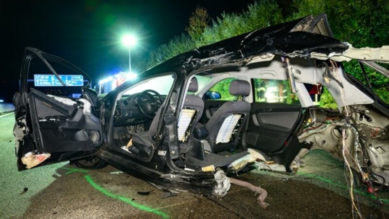 Drei Autos waren in den Crash beteiligt. (Bild: Kerschbaummayr Werner)