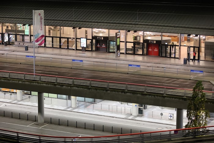 Der Flughafen wurde großflächig geräumt.