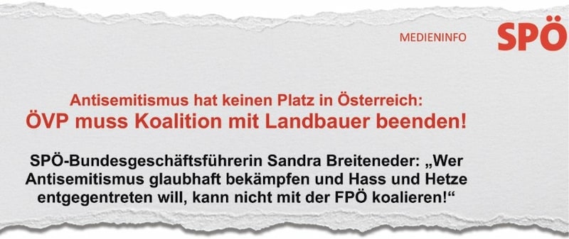 (Bild: Screenshot/SPÖ)