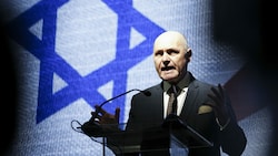 Wolfgang Sobotka am 11. Oktober bei einer Gedenkveranstaltung für die Opfer und Verschleppten in Israel (Bild: APA/EVA MANHART)