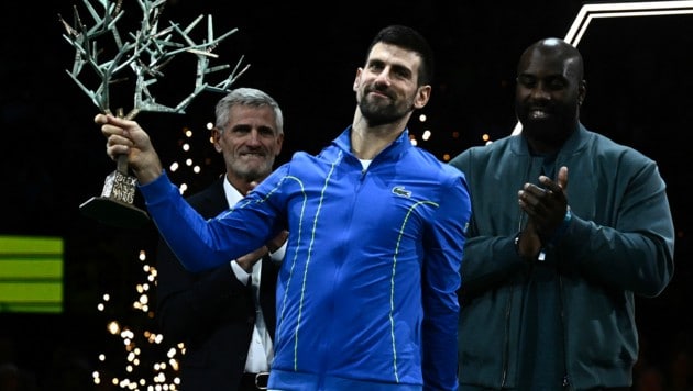 Novak Djokovic feierte seinen 40. Masters-Titel. (Bild: AFP or licensors)