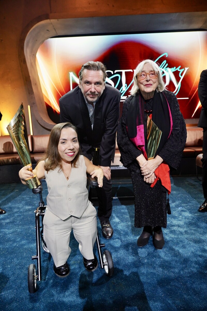 Saioa Alvarez Ruiz, Michael Maertens und Emmy Werner (Bild: Andreas Tischler)