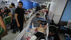 Das Spital Al-Shifa in der Stadt Gaza zählt zu den wichtigsten Krankenhäusern in der Region.  (Bild: AFP )