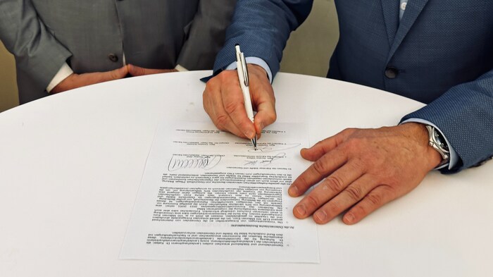 Eine Resolution an den Landtag haben die Bürgermeister unterschrieben.