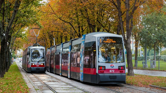 Public transport in Vienna has not yet reached pre-pandemic levels.