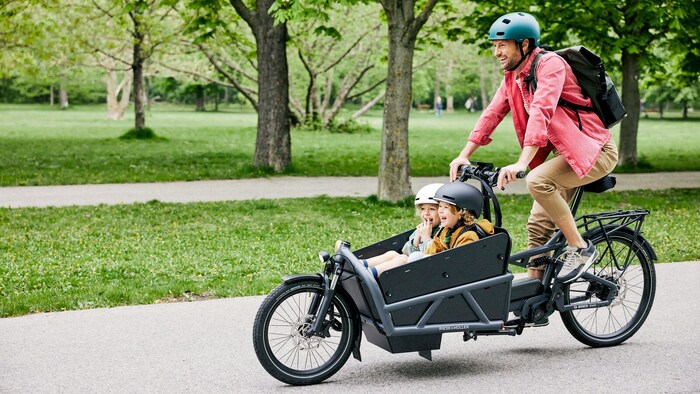 Die smarte Alternative zum Zweitauto: mit dem eCargobike die Kinder zur Oma oder die schweren ...