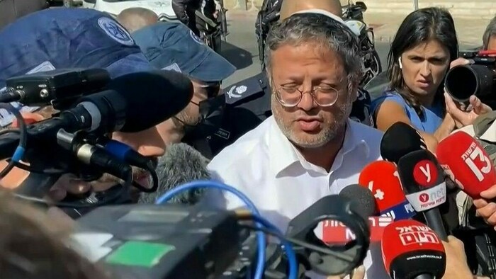 Der rechtsextreme israelische Sicherheitsminister Itamar Ben-Gvir hat alle Bürger des Landes ...