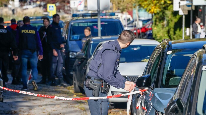 Die Polizei sperrte den Tatort ab