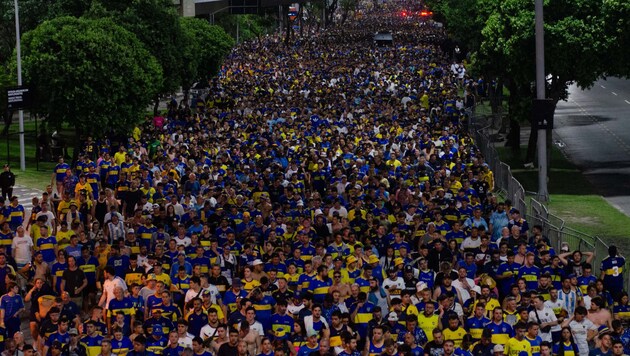 Fans der Boca Juniors (Bild: APA/AFP/Tercio TEIXEIRA)