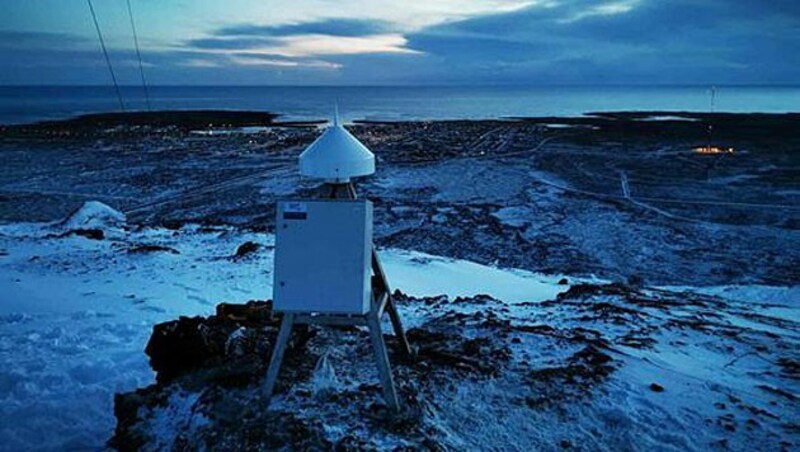 An einer Messstelle an dem Berg Thorbjörn (Bild) hat sich die Erde bisher um sieben Zentimeter angehoben. (Bild: Vedurstofa)