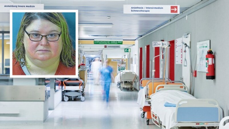 Heather Pressdee muss nun die Todesstrafe fürchten. (Bild: Attorney General, upixa/stock.adobe, Krone KREATIV)