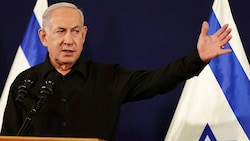 Premier Benjamin Netanyahu: „Wir haben gesehen, was passiert, wenn wir die Kontrolle im Gazastreifen nicht haben.“ (Bild: AP)