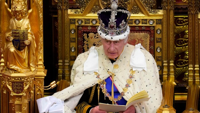 König Charles verlas am Dienstag die Regierungserklärung.