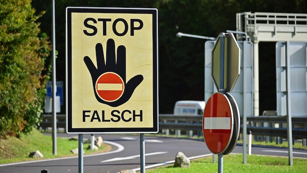 Vor allem am Wochenende steigt die Geisterfahrer-Gefahr stark an. (Bild: Wolfgang Spitzbart)