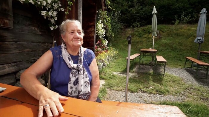 Elisabeth „Lisl“ Heugenhauser ist mit 83 noch immer auf der Alm im Pinzgau.
