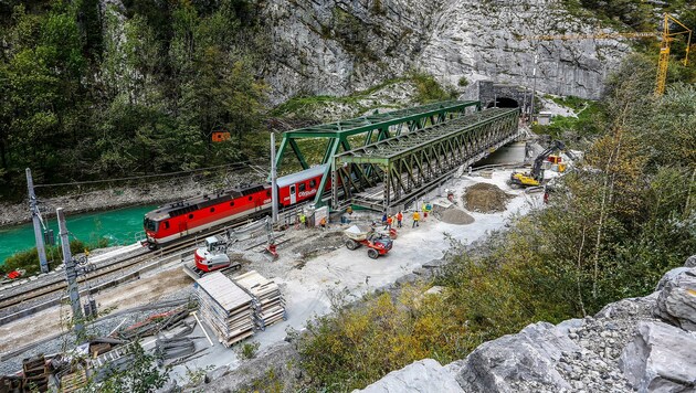 Die Brücke am Pass Lueg ist 2019 erneuert worden. Wann wieder gebaut wird, ist offen. (Bild: Gerhard Schiel)