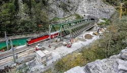 Die Brücke am Pass Lueg ist 2019 erneuert worden. Wann wieder gebaut wird, ist offen. (Bild: Gerhard Schiel)