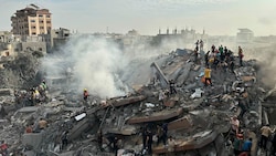 Teile des Gazastreifens wurden komplett zerstört.  (Bild: AP)