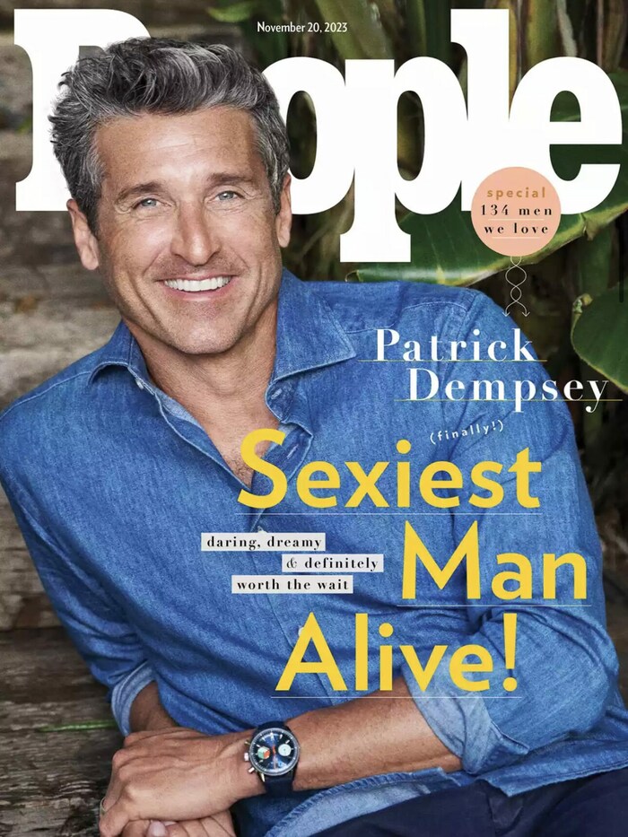 Patrick Dempsey strahlt vom „People“-Magazin