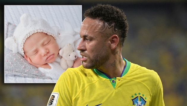 Einbrecher wollten Neymars Tochter entführen. (Bild: APA/AFP/NELSON ALMEIDA, Instagram/neymarjr)