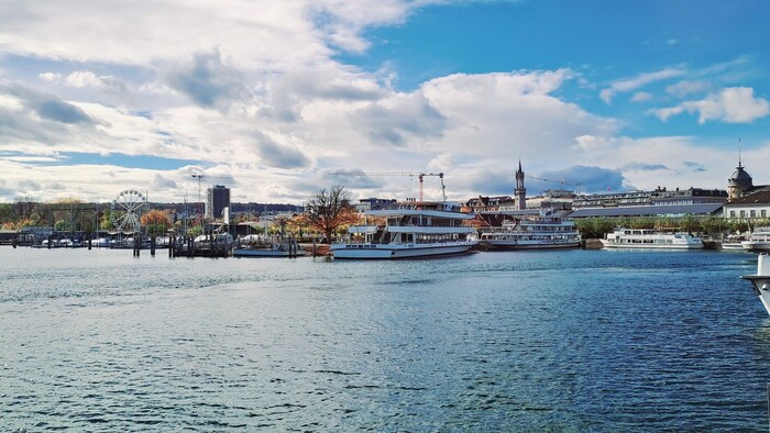 Der Konstanzer Hafen.